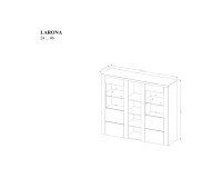 ארונית בר LARONA 155, אלון לפקס