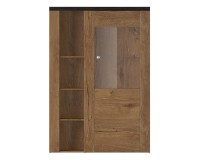 Tall chest of drawers LARONA 100 cm, Lefkas oak