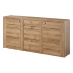 Chest of drawers LARONA 176 cm, light Riviera oak