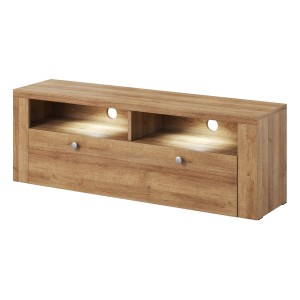 TV unit LARONA 140 cm, light Riviera oak