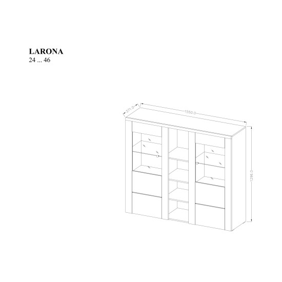 ארונית בר LARONA 155, טאצ'ווד