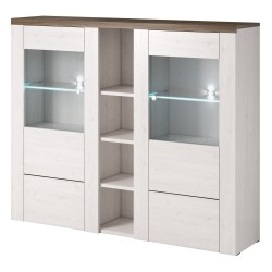 Bar cabinet LARONA 155 cm, sonoma truffel