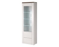 Витрина LARONA 65 см, трюфельная сонома