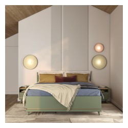 Bed SCANDI Helvetia 160x200 cm, faded green Bed SCANDI Helvetia 160x200 cm, faded green