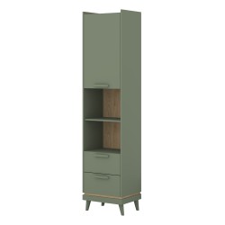 Shelving unit SCANDI Helvetia 50 cm, faded green