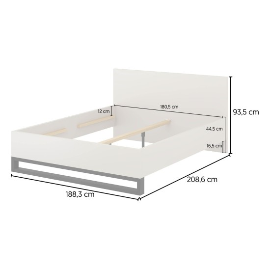 מיטה HALLE Helvetia 180x200 ס