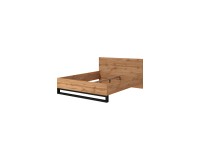 Bed HALLE Helvetia 160x200 cm, wotan oak