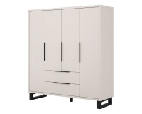 Wardrobe HALLE Helvetia 191 cm, cashmere
