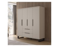 Wardrobe HALLE Helvetia 191 cm, cashmere