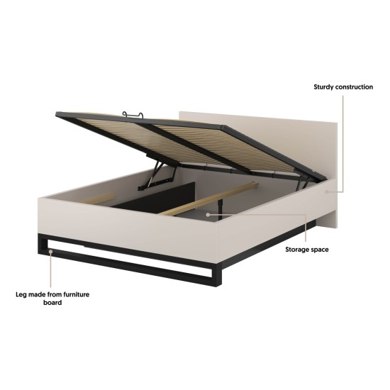 מיטה HALLE Helvetia 180x200 ס