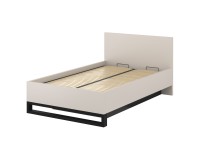 Bed HALLE Helvetia 140x200 cm, cashmere, with a bedding box and a lifting frame Bed HALLE Helvetia 140x200 cm, cashmere, with a bedding box and a lifting frame