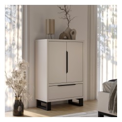 Tallboy HALLE Helvetia 89 cm, cashmere Tallboy HALLE Helvetia 89 cm, cashmere