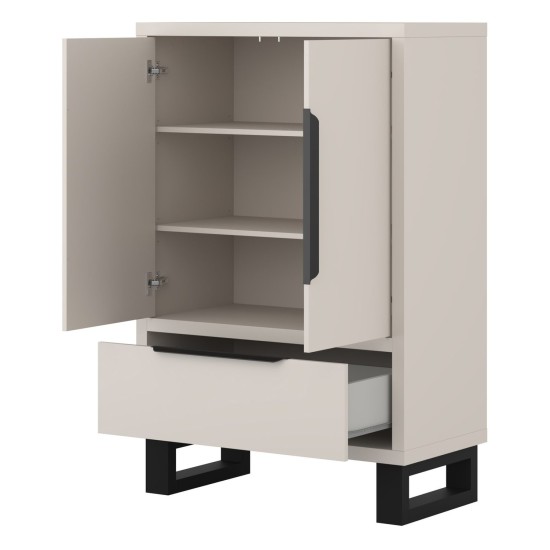 Tallboy HALLE Helvetia 89 cm, cashmere