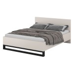Bed HALLE Helvetia 180x200 cm, cashmere