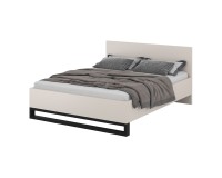 Bed HALLE Helvetia 180x200 cm, cashmere