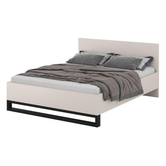 Bed HALLE Helvetia 180x200 cm, cashmere