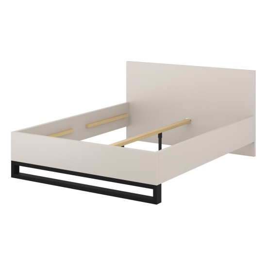 Bed HALLE Helvetia 180x200 cm, cashmere