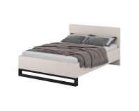 Bed HALLE Helvetia 160x200 cm, cashmere