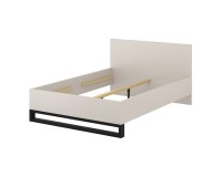 Bed HALLE Helvetia 160x200 cm, cashmere