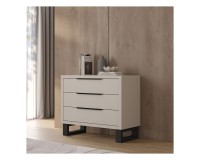 Chest of drawers HALLE Helvetia 99 cm, cashmere