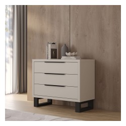 Chest of drawers HALLE Helvetia 99 cm, cashmere Chest of drawers HALLE Helvetia 99 cm, cashmere