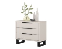 Chest of drawers HALLE Helvetia 99 cm, cashmere