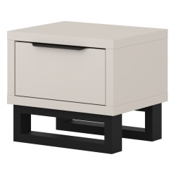 Bedside table HALLE Helvetia 55 cm, cashmere