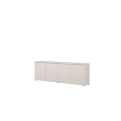 Chest of drawers MODO 200 cm, cashmere, four doors