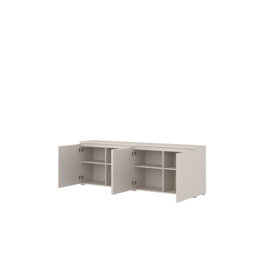 Chest of drawers MODO 200 cm, cashmere, four doors