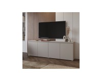 Chest of drawers MODO 200 cm, cashmere, four doors
