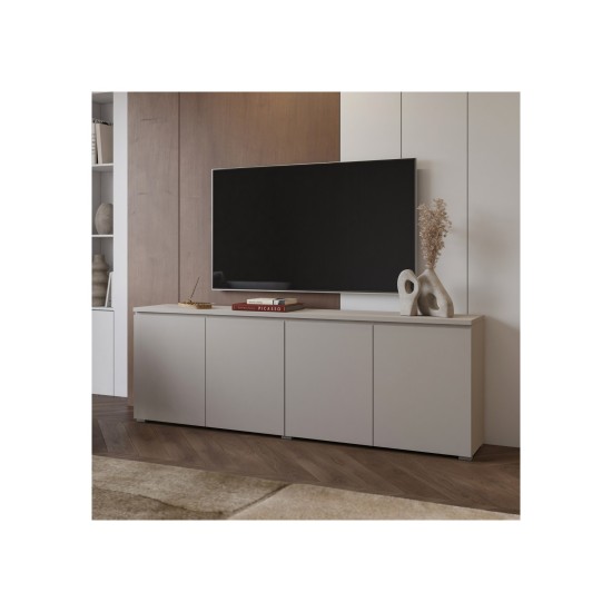 Chest of drawers MODO 200 cm, cashmere, four doors