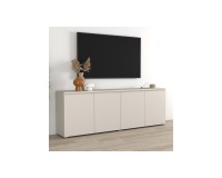 Chest of drawers MODO 200 cm, cashmere, four doors