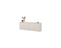 Chest of drawers MODO 200 cm, cashmere, four doors