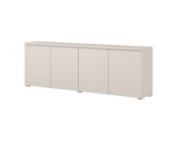 Chest of drawers MODO 200 cm, cashmere, four doors