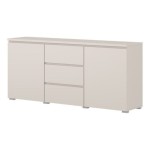 Chest of drawers MODO 150 cm, cashmere, two doors and three drawers