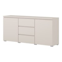 Chest of drawers MODO 150 cm, cashmere, two doors and three drawers