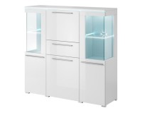 Bar cabinet INDIA 130 cm, white Bar cabinet INDIA 130 cm, white