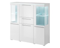Bar cabinet INDIA 130 cm, white Bar cabinet INDIA 130 cm, white