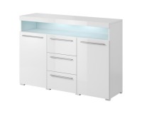 Chest of drawers INDIA 132 cm, white Chest of drawers INDIA 132 cm, white