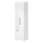 Display cabinet INDIA 45 cm, white, one door, right