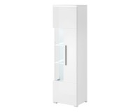 Display cabinet INDIA 45 cm, white, one door, right