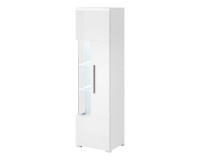 Display cabinet INDIA 45 cm, white, one door, right