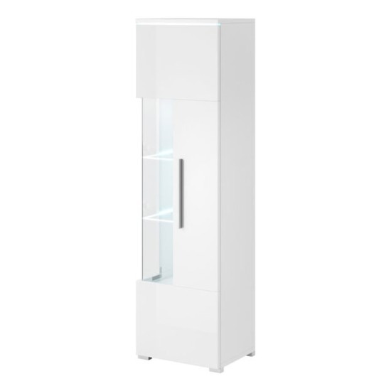 Display cabinet INDIA 45 cm, white, one door, right