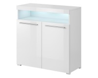 Chest of drawers INDIA 91 cm, white