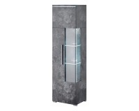 Display cabinet INDIA 45 cm, Schiefer, one door, left