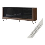Chest of drawers KASAI 199 cm, walnut