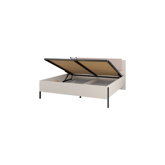 Кровать JUKON S 180×200 см, кашемир, с ящиком для белья