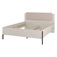 Bed JUKON S 160x200 cm, cashmere