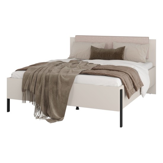 Bed JUKON S 160x200 cm, cashmere