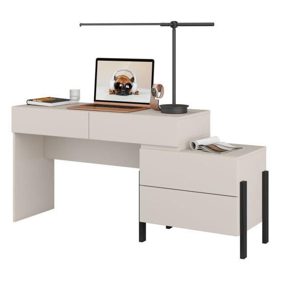 Dressing table JUKON S 143 cm, cashmere